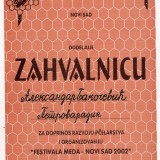 Zahvalnica Novi Sad